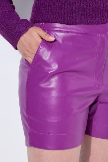 Plus size veliki brojevi Hlače kratke imitacija kože za punije