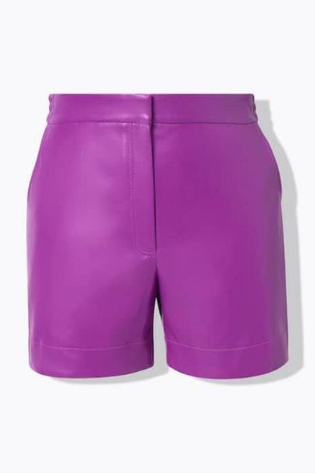 Plus size veliki brojevi Hlače kratke imitacija kože za punije