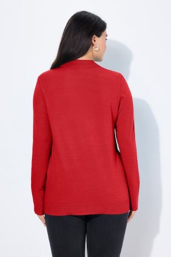 Plus size veliki brojevi Pulover povišenog ovratnika za punije