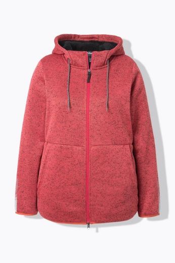 Plus size veliki brojevi Majica s patentnim zatvaračem i kapuljačom za punije