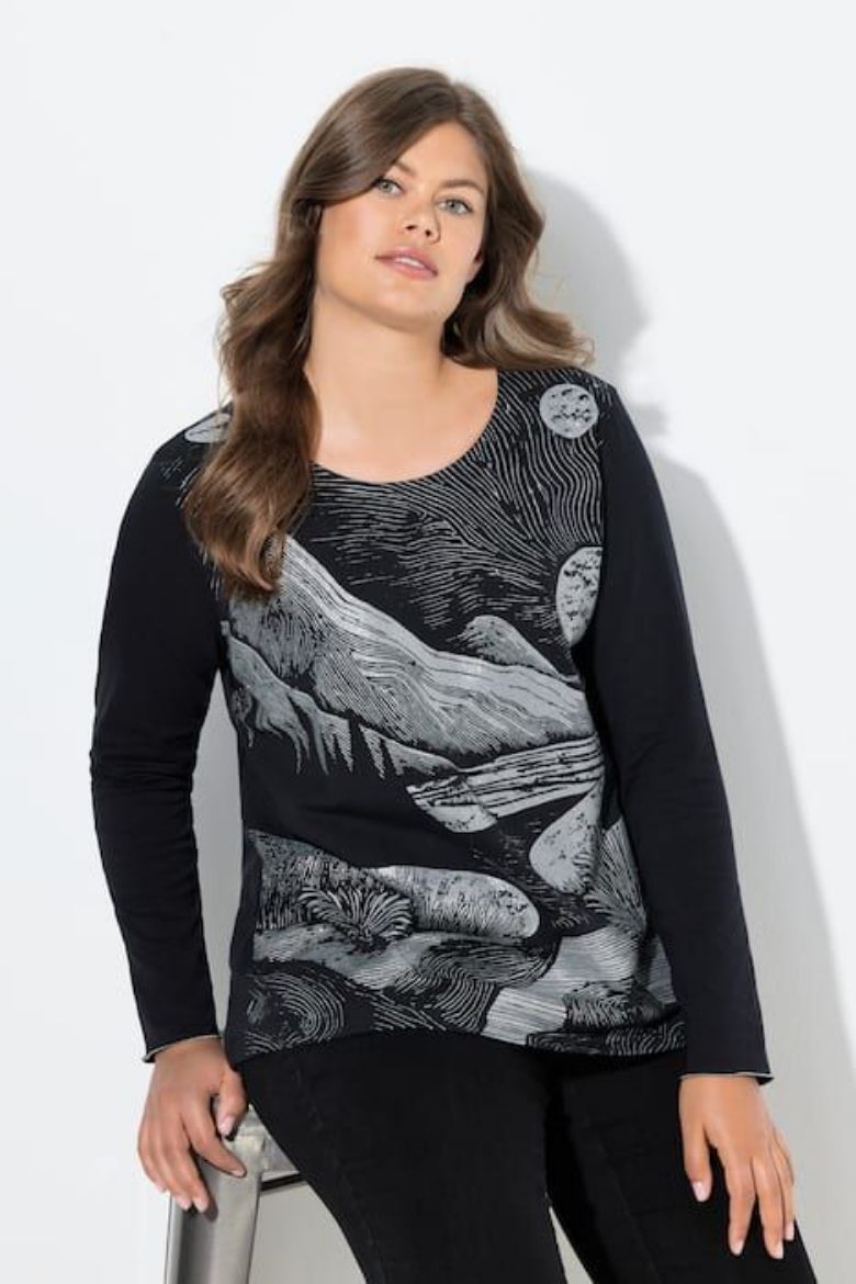 Plus size veliki brojevi Majica dugih rukava za punije