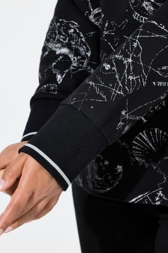 Plus size veliki brojevi Majica dugih rukava povišenog ovratnika za punije