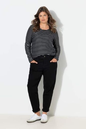 Plus size veliki brojevi Traperice povišenog struka za punije