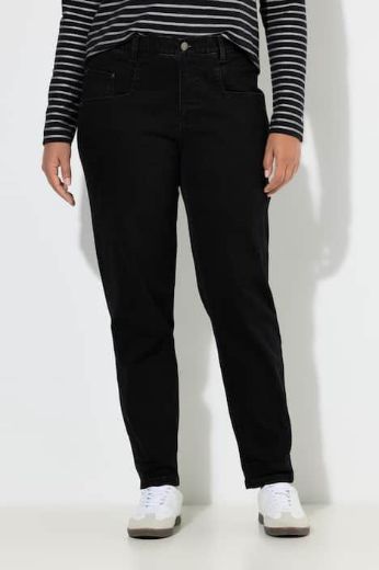 Plus size veliki brojevi Traperice povišenog struka za punije