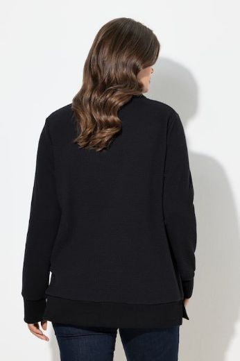 Plus size veliki brojevi Majica dugih rukava povišenog ovratnika za punije