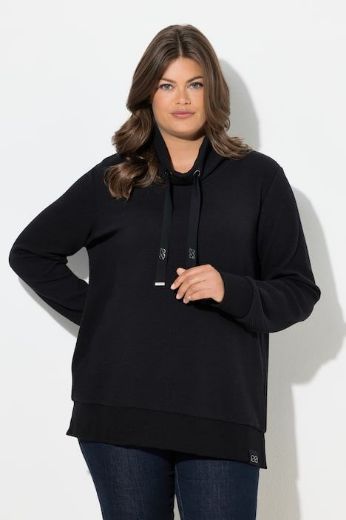 Plus size veliki brojevi Majica dugih rukava povišenog ovratnika za punije
