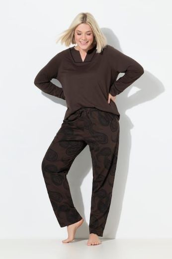 Plus size veliki brojevi Pidžama dugih rukava i dugih nogavica za punije