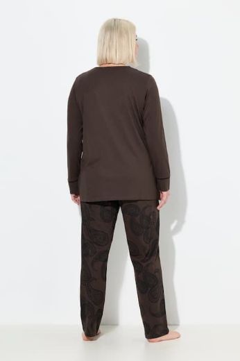 Plus size veliki brojevi Pidžama dugih rukava i dugih nogavica za punije