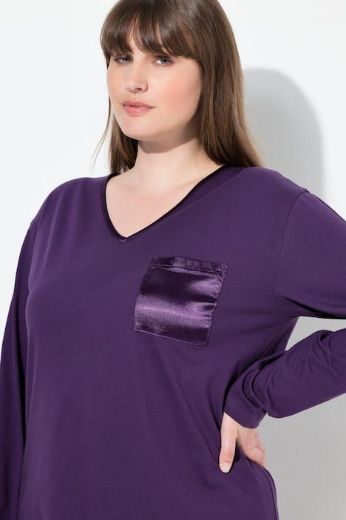 Plus size veliki brojevi Pidžama V ovratnik za punije