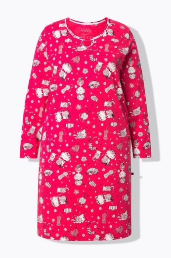 Plus size veliki brojevi Spavaćica dugih rukava 2 komada za punije