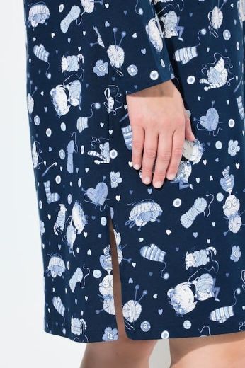 Plus size veliki brojevi Spavaćica dugih rukava 2 komada za punije