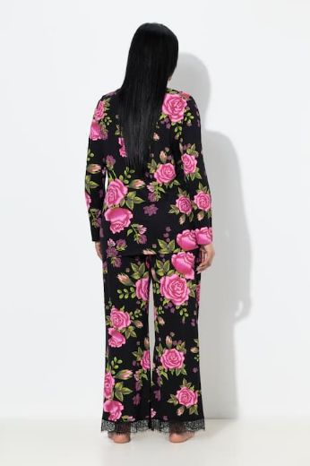 Plus size veliki brojevi Pidžama dugih rukava i dugih nogavica za punije