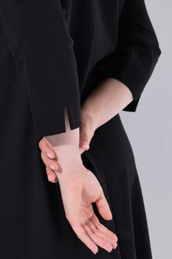 Plus size veliki brojevi Haljina midi 3/4 rukava za punije