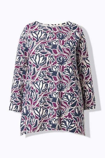 Plus size veliki brojevi Majica dugih rukava dužeg kroja za punije