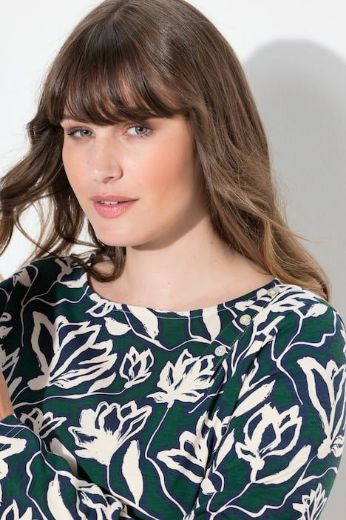 Plus size veliki brojevi Majica dugih rukava dužeg kroja za punije