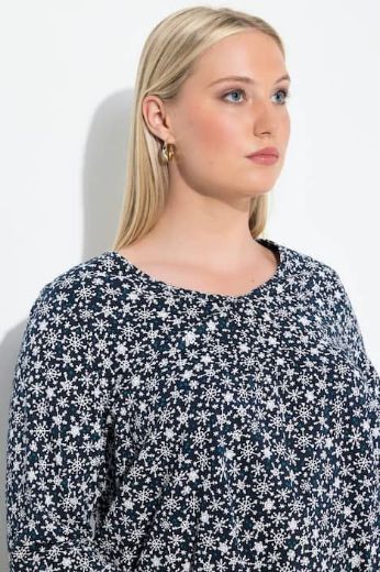 Plus size veliki brojevi Majica 3/4 rukava V ovratnika za punije