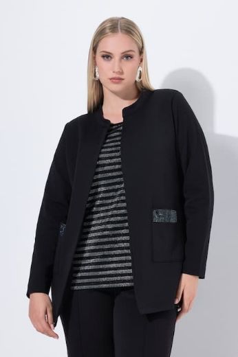 Plus size veliki brojevi Sako ravnog kroja za punije