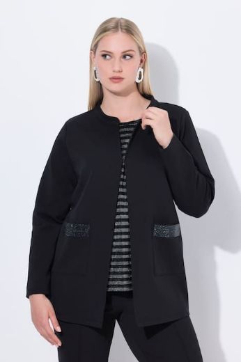 Plus size veliki brojevi Sako ravnog kroja za punije