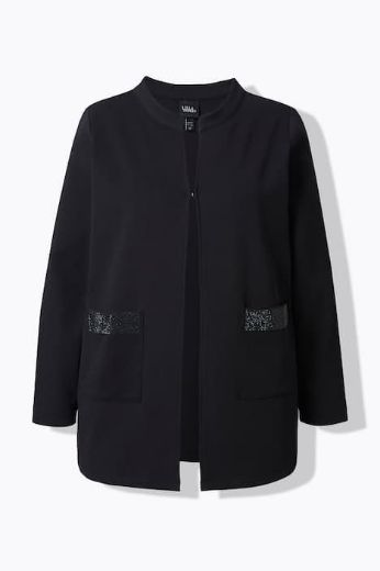 Plus size veliki brojevi Sako ravnog kroja za punije