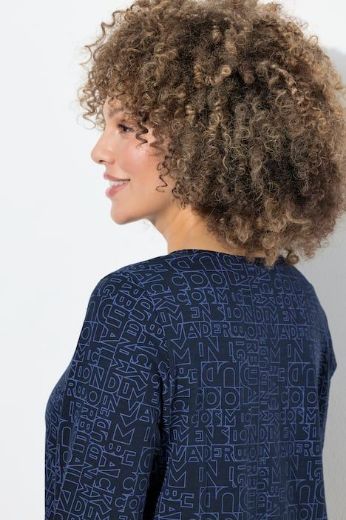 Plus size veliki brojevi Majica dugih rukava V ovratnika za punije