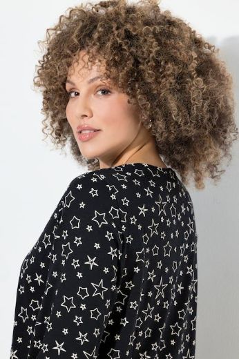 Plus size veliki brojevi Majica dugih rukava V ovratnika za punije