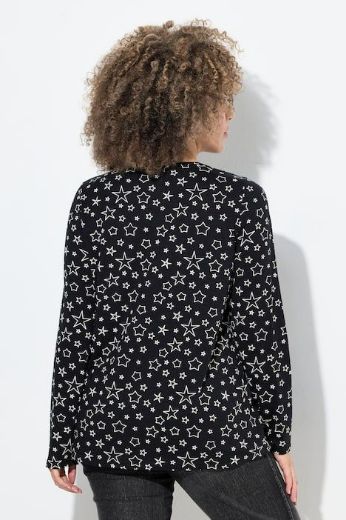 Plus size veliki brojevi Majica dugih rukava V ovratnika za punije