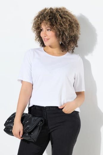 Plus size veliki brojevi Majica kratkih rukava okruglog ovratnika za punije