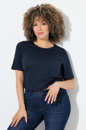 Plus size veliki brojevi Majica kratkih rukava okruglog ovratnika za punije