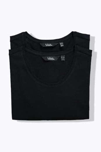 Plus size veliki brojevi Majica kratkih rukava okruglog ovratnika za punije