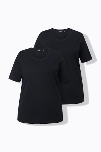 Plus size veliki brojevi Majica kratkih rukava okruglog ovratnika za punije