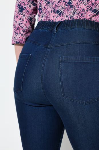 Plus size veliki brojevi Hlače traper s pet džepova za punije