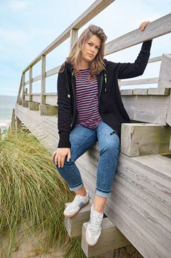 Plus size veliki brojevi Jakna s kapuljačom za punije