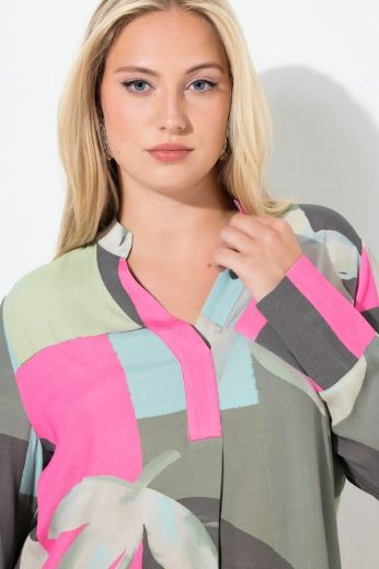 Plus size veliki brojevi Bluza dugih rukava A kroja za punije