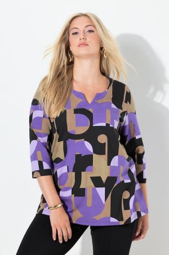 Plus size veliki brojevi Majica 3/4 rukava za punije