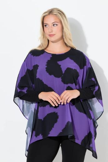 Plus size veliki brojevi Tunika 3/4 rukava šireg kroja za punije