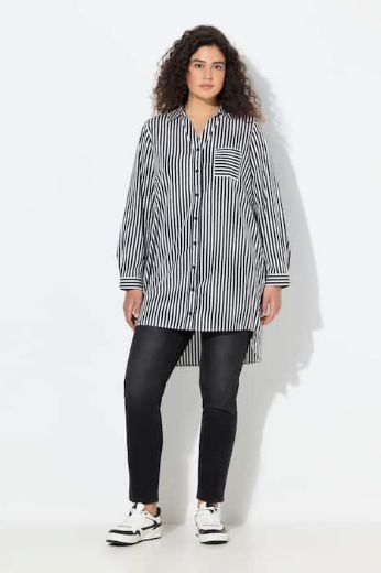 Plus size veliki brojevi Košulja dugih rukava dužeg kroja za punije