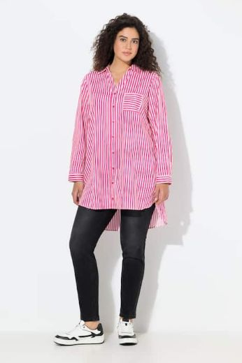 Plus size veliki brojevi Košulja dugih rukava dužeg kroja za punije