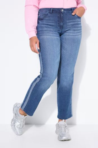 Plus size veliki brojevi Traperice uskih nogavica za punije