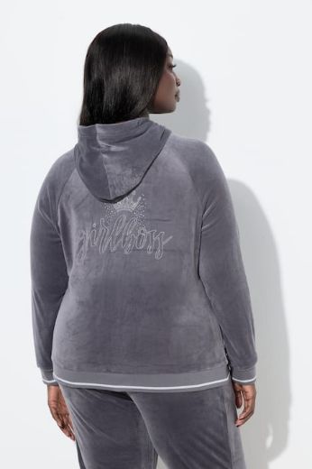 Plus size veliki brojevi Majica dugih rukava s kapuljačom za punije