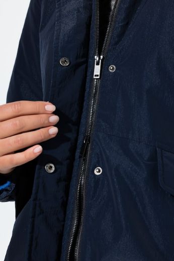 Plus size veliki brojevi Parka vodoodbojna s kapuljačom za punije