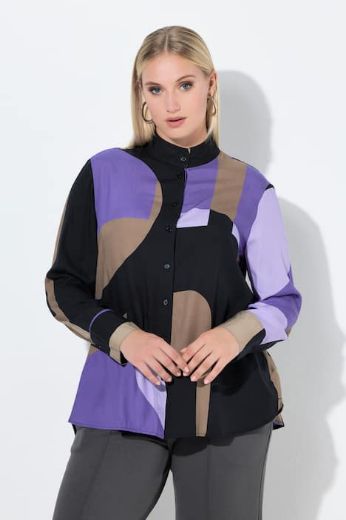 Plus size veliki brojevi Bluza dugih rukava A kroja za punije