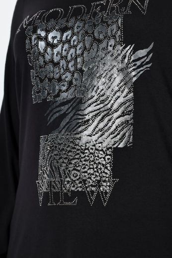 Plus size veliki brojevi Majica dugih rukava okruglog ovratnika za punije