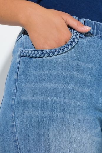 Plus size veliki brojevi Traperice uskih nogavica za punije