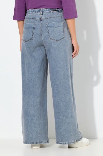 Plus size veliki brojevi Traperice širokih nogavica za punije