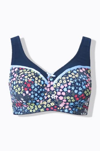 Plus size veliki brojevi Grudnjak bez žice širokih naramenica za punije