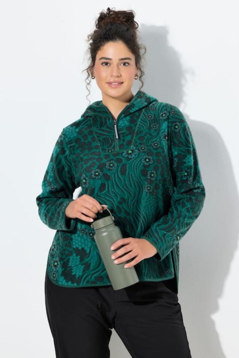 Plus size veliki brojevi Majica dugih rukava s kapuljačom za punije