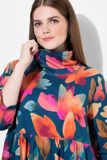 Plus size veliki brojevi Haljina maxi 3/4 rukava za punije