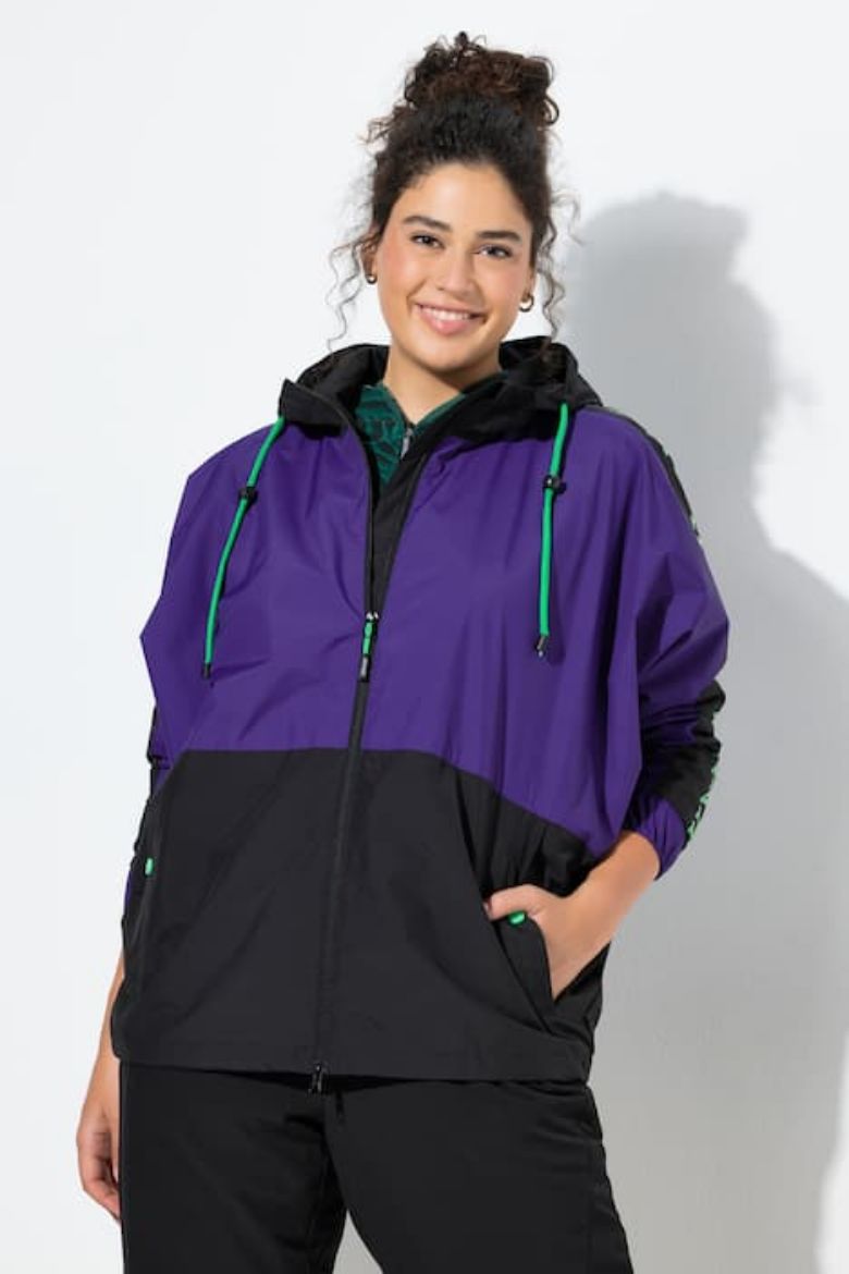 Plus size veliki brojevi Jakna lagana s kapuljačom za punije