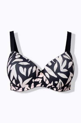 Plus size veliki brojevi Grudnjak sa žicom cvjetnog uzorka za punije