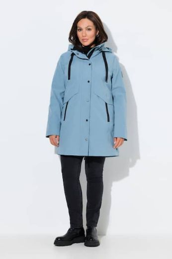 Plus size veliki brojevi Jakna vodootporna dužeg A kroja za punije